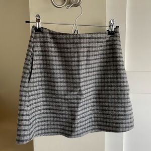 Wilfred Classic Wool Mini Skirt